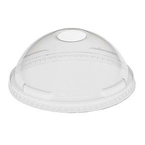 6-8oz Cup PET Dome Lid /Die-Cut Hole 78mm